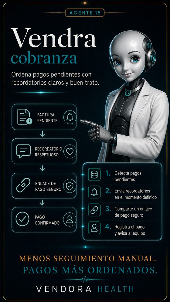 Agente de cobranza: recuerda pagos pendientes y envía link de pago